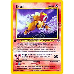 17 / 66 Entei Lv. 24 rara 1st edition (EN) -NEAR MINT-