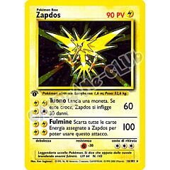 016 / 102 Zapdos rara foil 1a edizione (IT) -NEAR MINT-