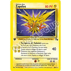 30 / 62 Zapdos rara 1a edizione (IT) -NEAR MINT-
