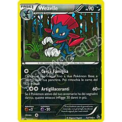 052 / 106 Weavile rara foil reverse (IT) -NEAR MINT-