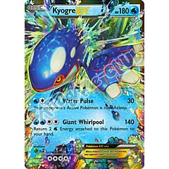 054 / 164 Kyogre EX rara ex foil (EN) -NEAR MINT-