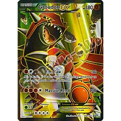 150 / 164 Groudon EX rara segreta foil (EN) -NEAR MINT-