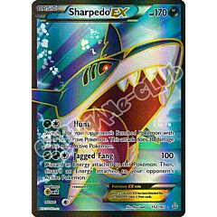 152 / 164 Sharpedo EX rara segreta foil (EN) -NEAR MINT-