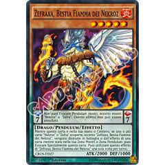 CROS-IT027 Zefraxa, Bestia Fiamma dei Nekroz comune 1a edizione (IT) -NEAR MINT-