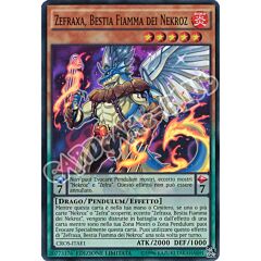 CROS-ITAE1 Zefraxa, Bestia Fiamma dei Nekroz super rara Edizione Limitata (IT) -NEAR MINT-