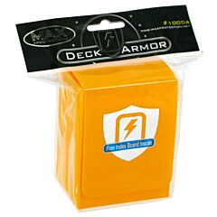 Porta mazzo verticale Solid Yellow + Lightning Silver Logo