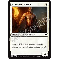 001 / 272 Carceriere di Akros comune (IT) -NEAR MINT-