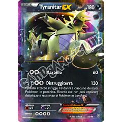 42 / 98 Tyranitar EX rara ex foil (IT) -NEAR MINT-