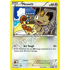 61 / 98 Meowth comune normale (EN) -NEAR MINT-