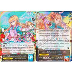 SKL1-IT092/093 Alice, la Ragazza nello Specchio / Alice, la Valchiria delle Fiabe rara normale/foil (IT) -NEAR MINT-