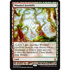 019 / 045 Wooded Foothills rara mitica foil (EN) -NEAR MINT-