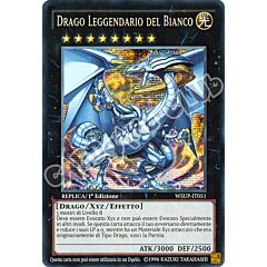 WSUP-IT051 Drago Leggendario del Bianco rara segreta prismatica 1a edizione (IT) -NEAR MINT-
