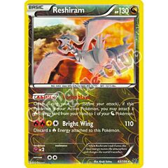 063 / 108 Reshiram rara foil reverse (EN) -NEAR MINT-