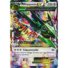 076 / 108 M Rayquaza EX rara ex foil (IT) -NEAR MINT-