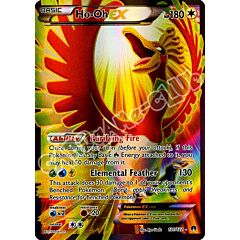 121 / 122 Ho-Oh EX rara segreta foil (EN) -NEAR MINT-