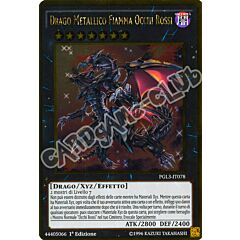 PGL3-IT078 Drago Metallico Fiamma Occhi Rossi rara oro 1a edizione (IT)  -PLAYED-