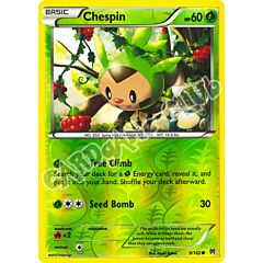 009 / 162 Chespin comune foil reverse (EN) -NEAR MINT-