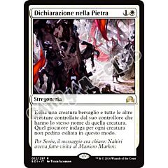 012 / 297 Dichiarazione nella Pietra rara normale (IT) -NEAR MINT-