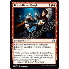 152 / 297 Discordia nei Ranghi non comune normale (IT) -NEAR MINT-