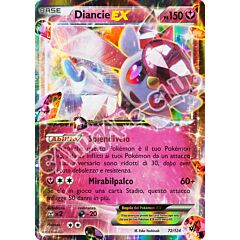 072 / 124 Diancie EX rara ex foil (IT) -NEAR MINT-