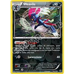 061 / 114 Weavile rara foil reverse (IT) -NEAR MINT-