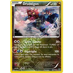 083 / 114 Druddigon rara foil reverse (IT) -NEAR MINT-
