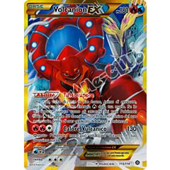 115 / 114 Volcanion EX rara segreta foil (IT) -NEAR MINT-