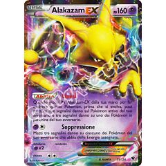 025 / 124 Alakazam EX rara ex foil (IT) -NEAR MINT-
