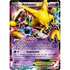 025 / 124 Alakazam EX rara ex foil (EN) -NEAR MINT-