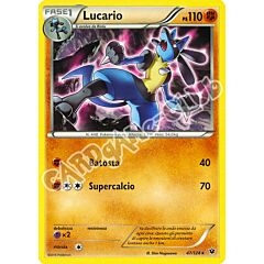047 / 124 Lucario rara normale (IT) -NEAR MINT-