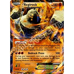 043 / 124 Regirock EX rara ex foil (EN) -NEAR MINT-