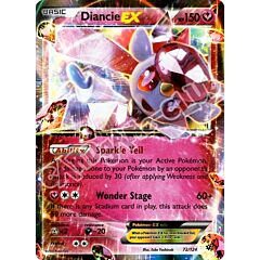 072 / 124 Diancie EX rara ex foil (EN) -NEAR MINT-