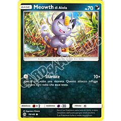 078 / 149 Meowth di Alola comune normale (IT) -NEAR MINT-