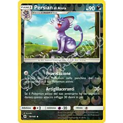 079 / 149 Persian di Alola non comune foil reverse (IT) -NEAR MINT-