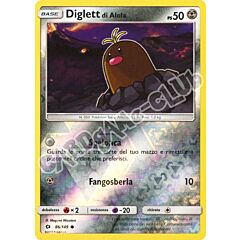 086 / 149 Diglett di Alola comune foil reverse (IT) -NEAR MINT-