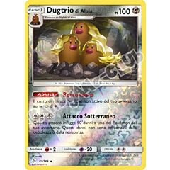087 / 149 Dugtrio di Alola rara foil reverse (IT) -NEAR MINT-