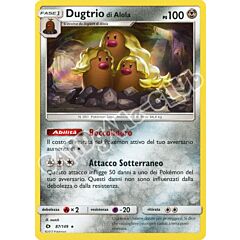 087 / 149 Dugtrio di Alola rara foil (IT) -NEAR MINT-
