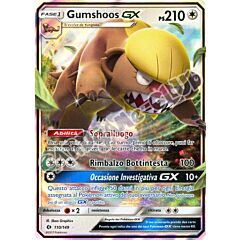 110 / 149 Gumshoos GX rara GX foil (IT) -NEAR MINT-