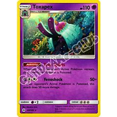 063 / 149 Toxapex rara foil (EN) -NEAR MINT-