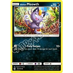 078 / 149 Alola Meowth comune normale (EN) -NEAR MINT-