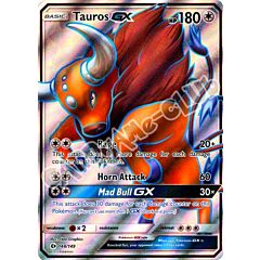 144 / 149 Tauros GX rara segreta foil (EN) -NEAR MINT-