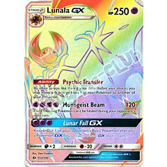 153 / 149 Lunala GX rara segreta foil (EN) -NEAR MINT-