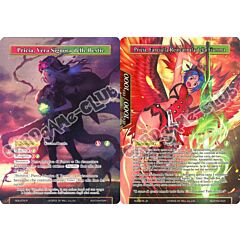 RDE1-ITJ76 Pricia, Fanciulla Reincarnata della Fiamma/Pricia, Vera Signora delle Bestie rara parallel/foil (IT) -NEAR MINT-