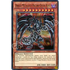 DUSA-IT068 Drago Metallico Oscuro Occhi Rossi ultra rara 1a Edizione (IT) -NEAR MINT-