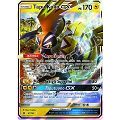 047 / 145 Tapu Koko GX rara GX foil (IT) -NEAR MINT-