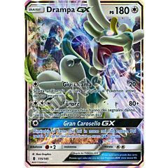 115 / 145 Drampa GX rara GX foil (IT) -NEAR MINT-