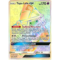 155 / 145 Tapu Lele GX rara segreta foil (IT) -NEAR MINT-