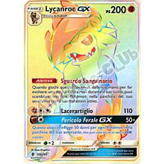 156 / 145 Lycanroc GX rara segreta foil (IT) -NEAR MINT-