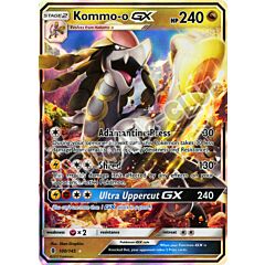 100 / 145 Kommo-o GX rara GX foil (EN) -NEAR MINT-