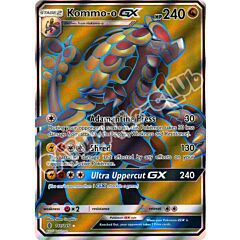 141 / 145 Kommo-o GX rara segreta foil (EN) -NEAR MINT-